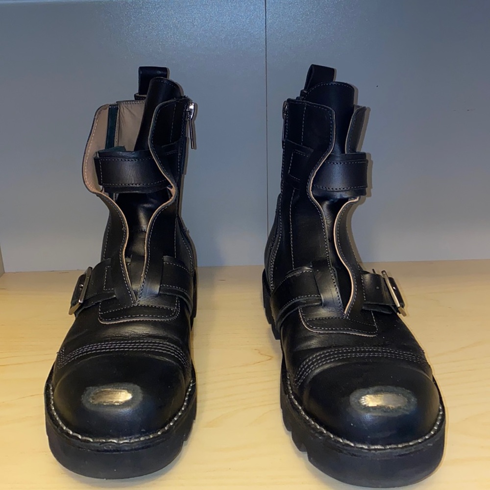 Diesel Dopper leather pit boots